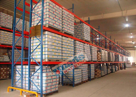 Cremalheira da pálete do ISO Q235B que arquiva o sistema do tormento do armazém 1500kg